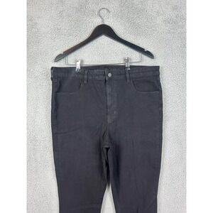 American Eagle Jeans Womens 18 Black Super Hi-Rise Jegging Dream Jean Stretch